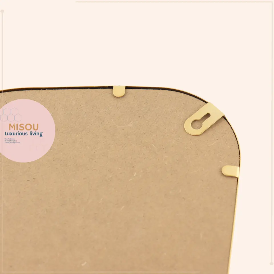 MISOU Spiegel Organische Vorm Goud 25x34cm