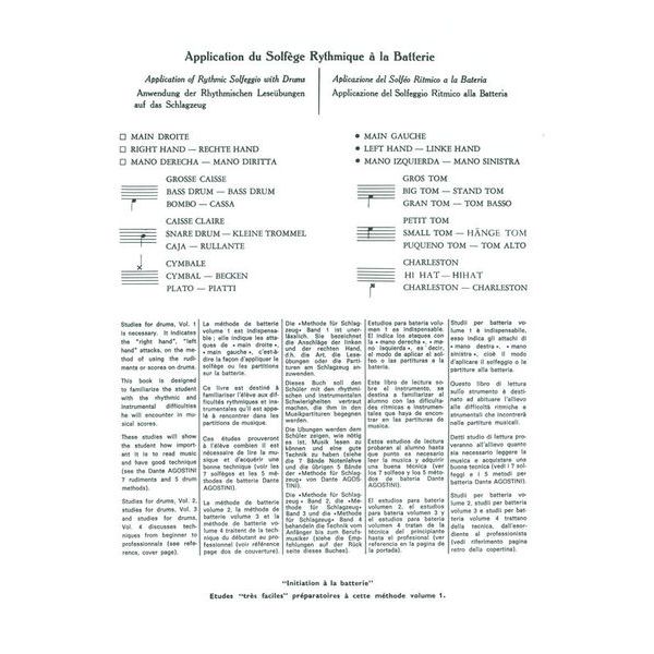 Dante Agostini Methode De Batterie Vol.1