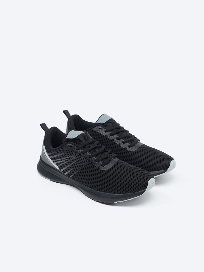 Tênis de corrida técnico para meninas - Preto