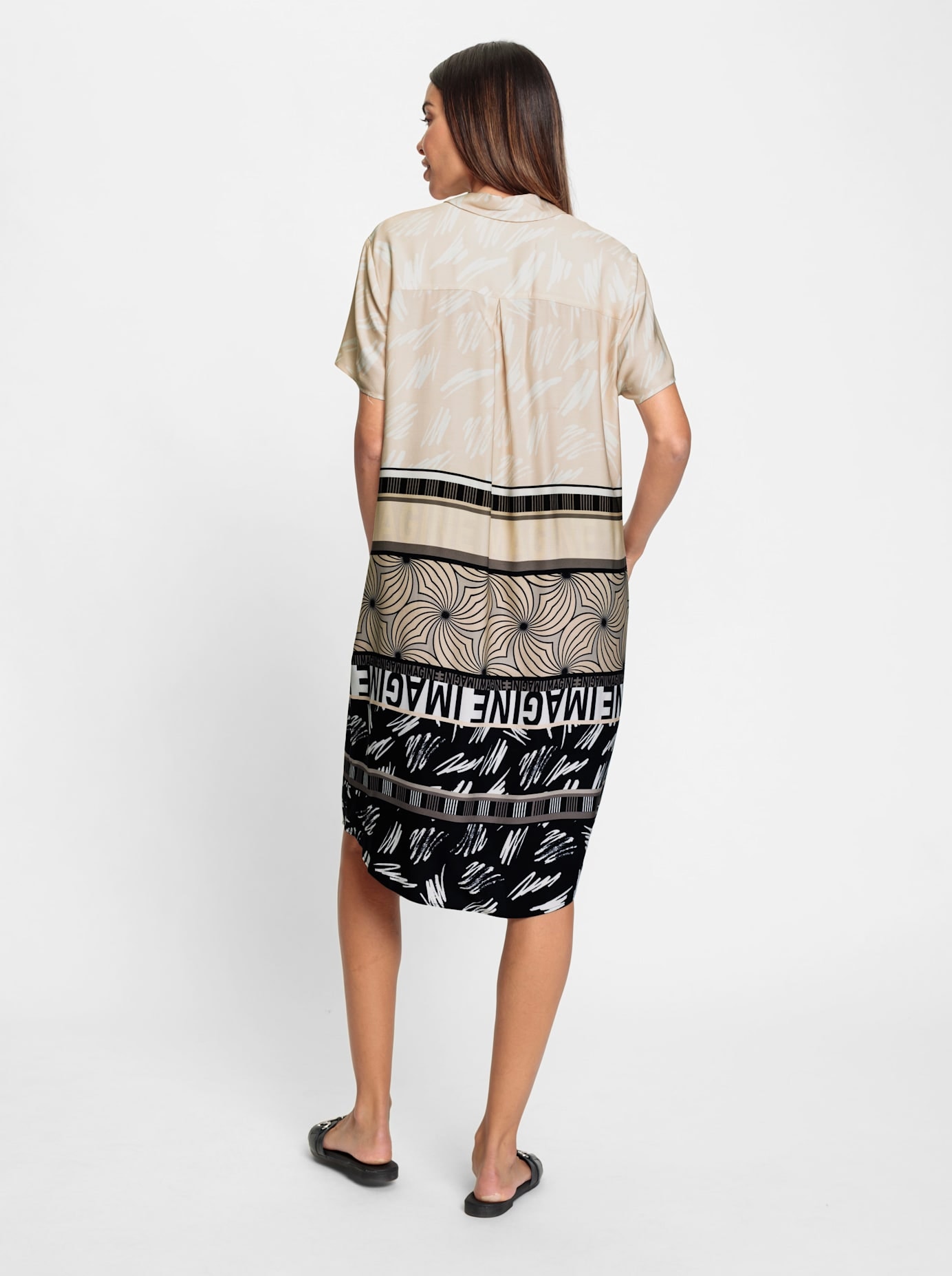 heine Druckkleid »Druck-Kleid« Nahttasche