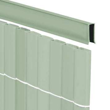 U-profiel Sage groen voor balkonscherm ca. 150 cm