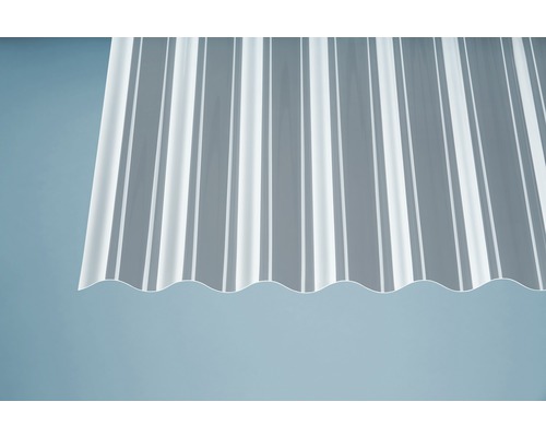 PVC golfplaat Sinus 76/18 helder 2000 mm x 900 mm x 0,8 mm