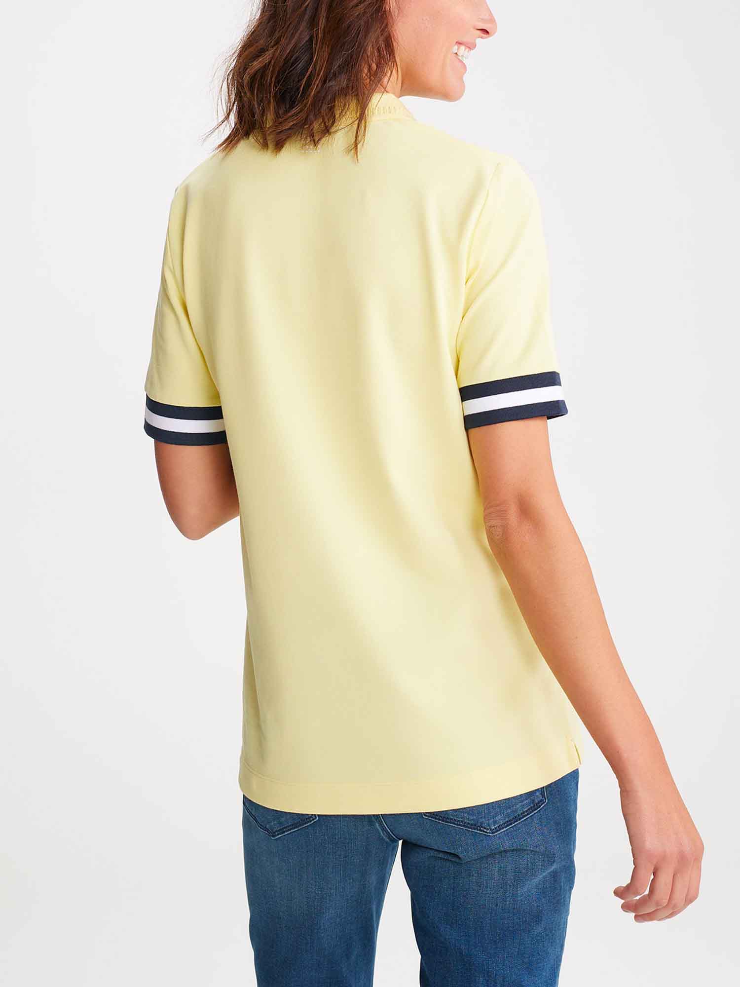 Polo Femme Coton Biologique Jaune