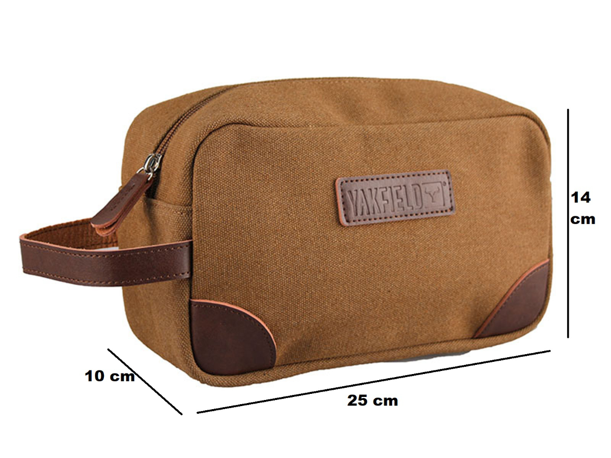 Yakfield Dias Canvas toilettas - Brown
