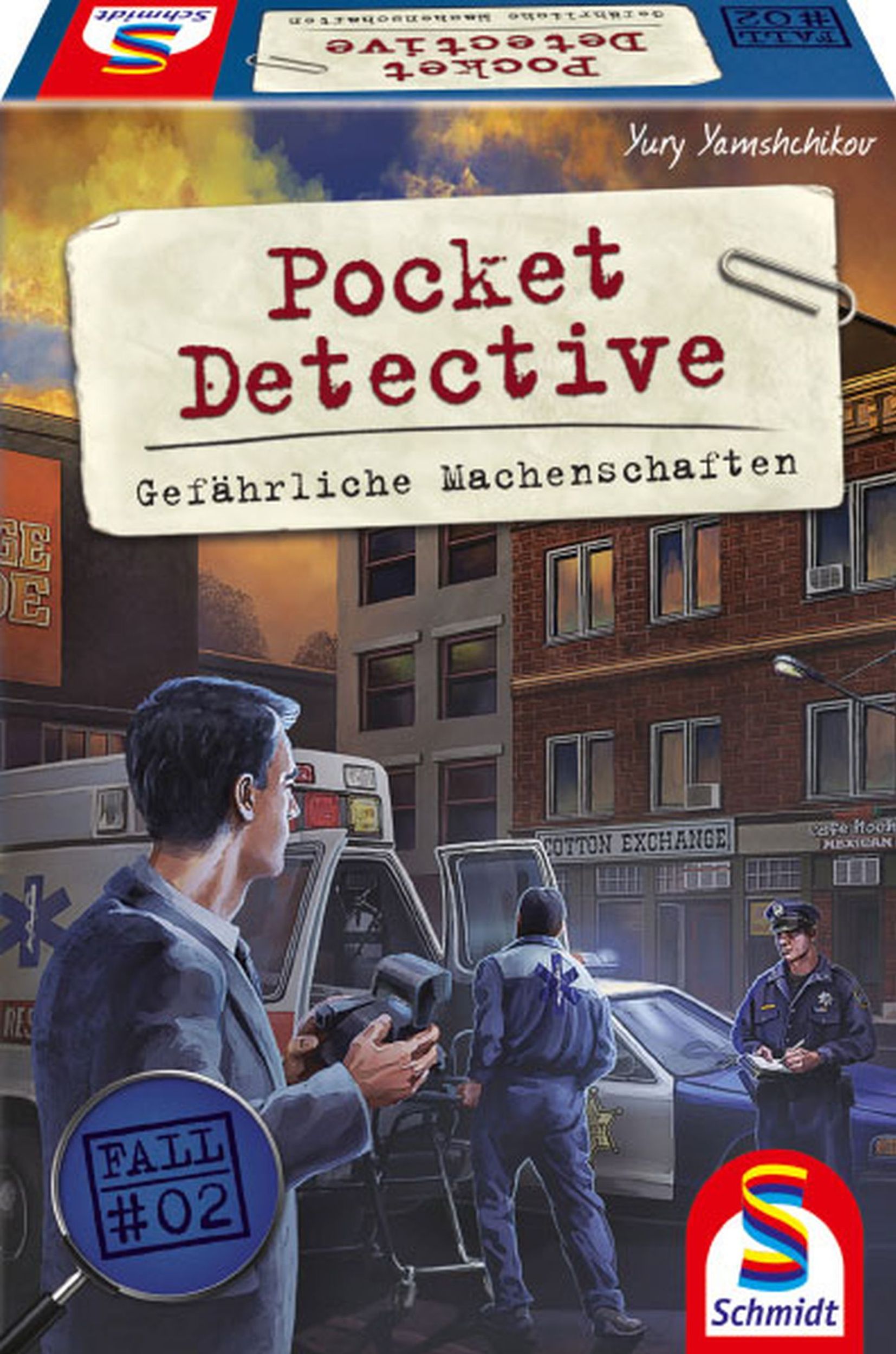 Pocket Detective Gefährliche Machenschaften Brettspiel