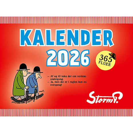 Kalender 2026 - 365 fluer - Storm P.