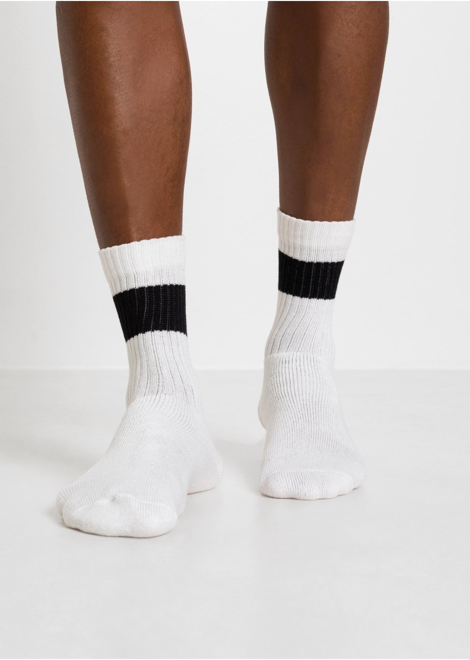 Lot de 5 paires de chaussettes de tennis thermo avec intérieur en éponge avec coton