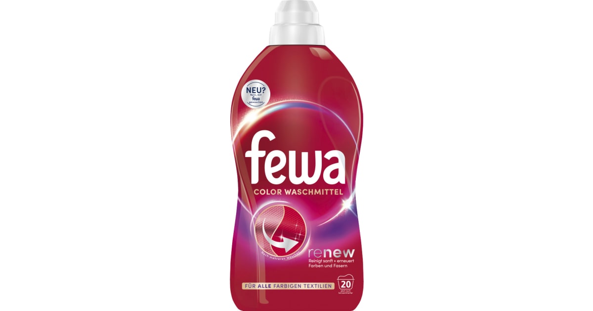 Fewa Brilliant Color Flüssigwaschmittel 20 Waschgänge