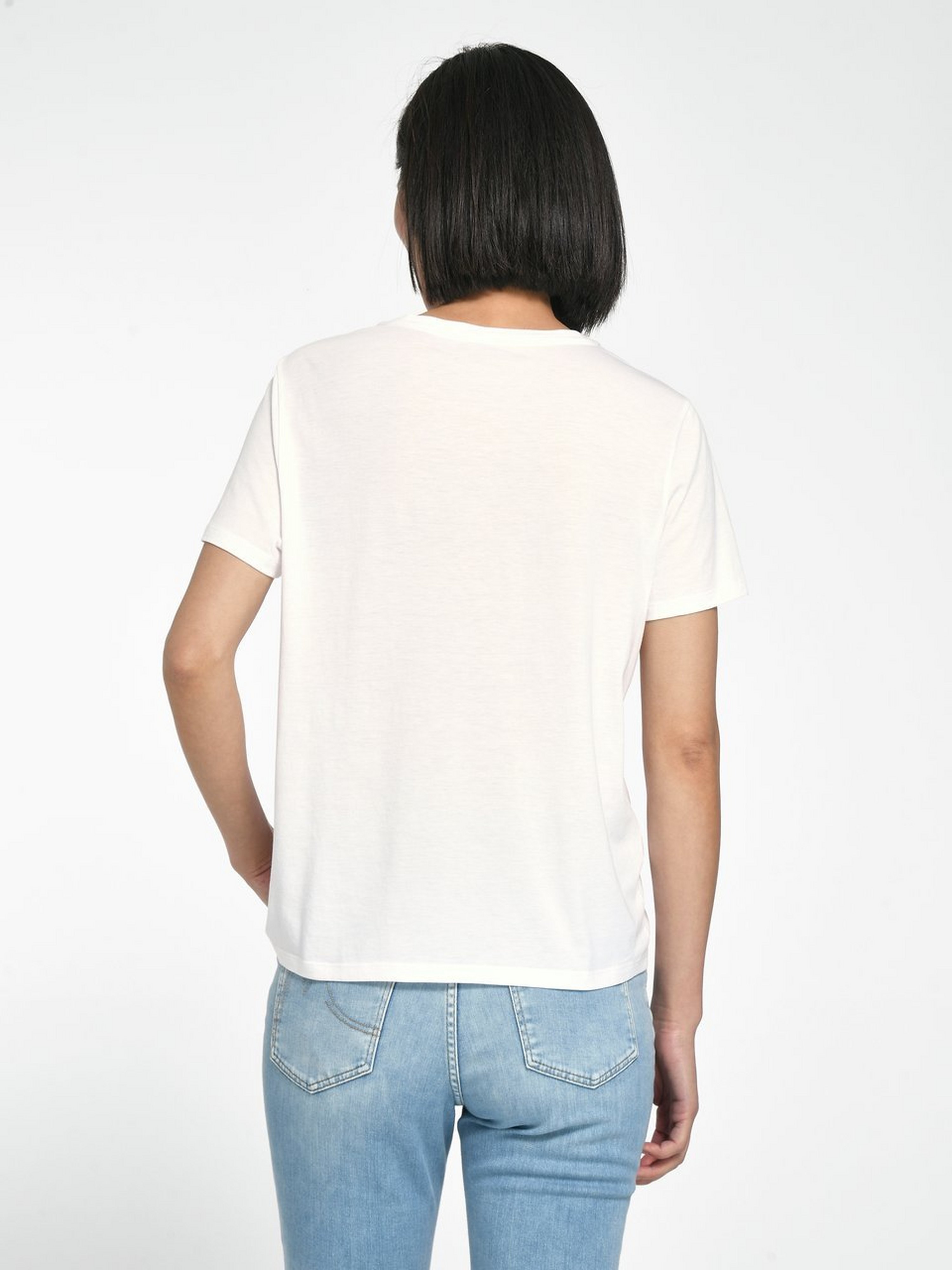 Rundhals-Shirt mit 1/2-Arm