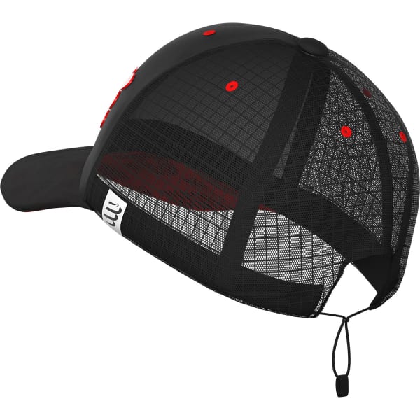 Casquette trail COMPRESSPORT RACING TRUCKER CAP BLACK/RED