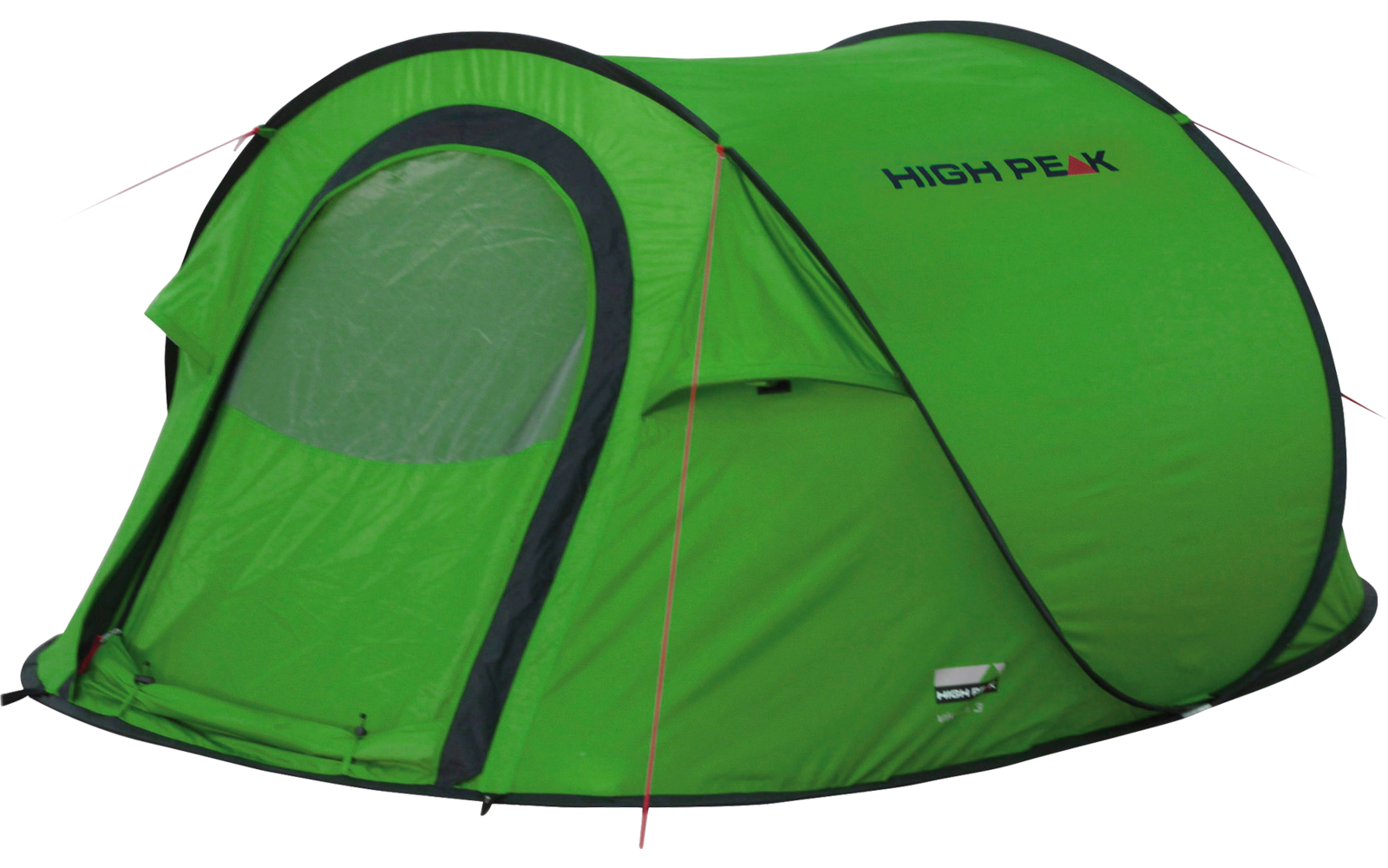 High Peak Vision 3 Einfachdach Pop Up Wurfzelt grün für 3 Personen