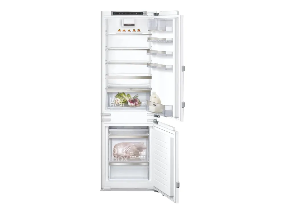 Siemens iQ500 coolEfficiency KI86SHDD0 - Køleskab/fryser - bund-fryser - til indbygning - niche - bredde: 56 cm - dybde: 55 cm - højde: 177.5 cm - 265 liter - Klasse D
