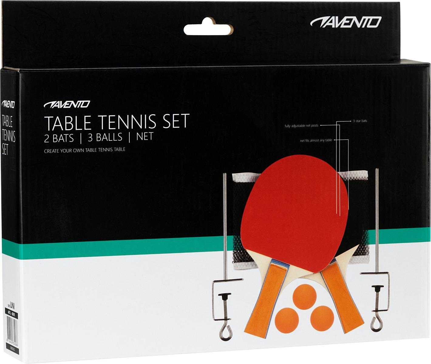 Avento 6-delige tafeltennisset