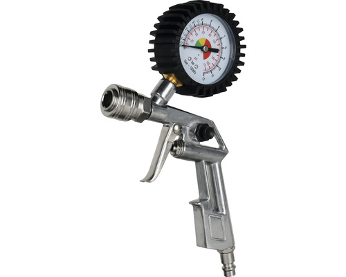 Bandenvulset Pattfield bandenspanningspistool met manometer 12-delig.
