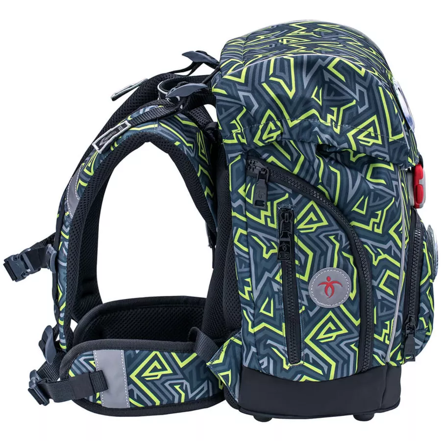 Belmil Schulranzen Premium Comfy Plus Set 5-teilig Iguana