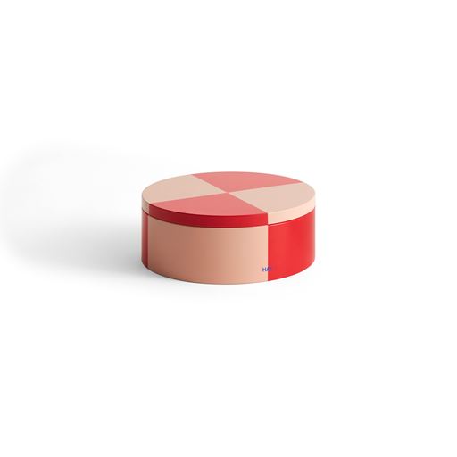 HAY Tin Beholder, Red/Soft Pink