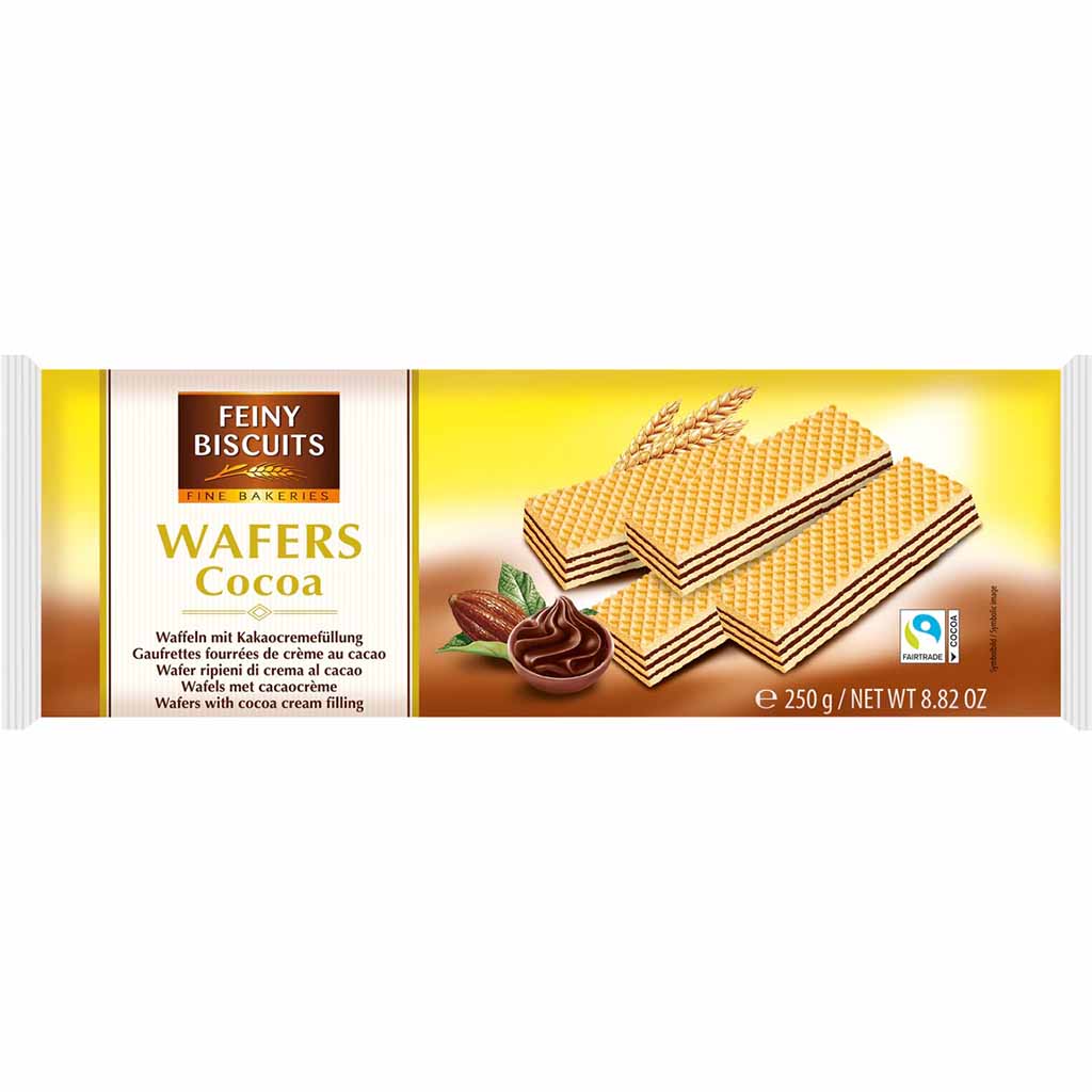Feiny Biscuits Waffeln Kakao 250g MHD:19.5.25