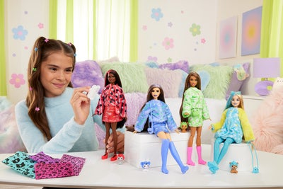 Barbie Cutie Reveal Dukke Animal Series Delfin