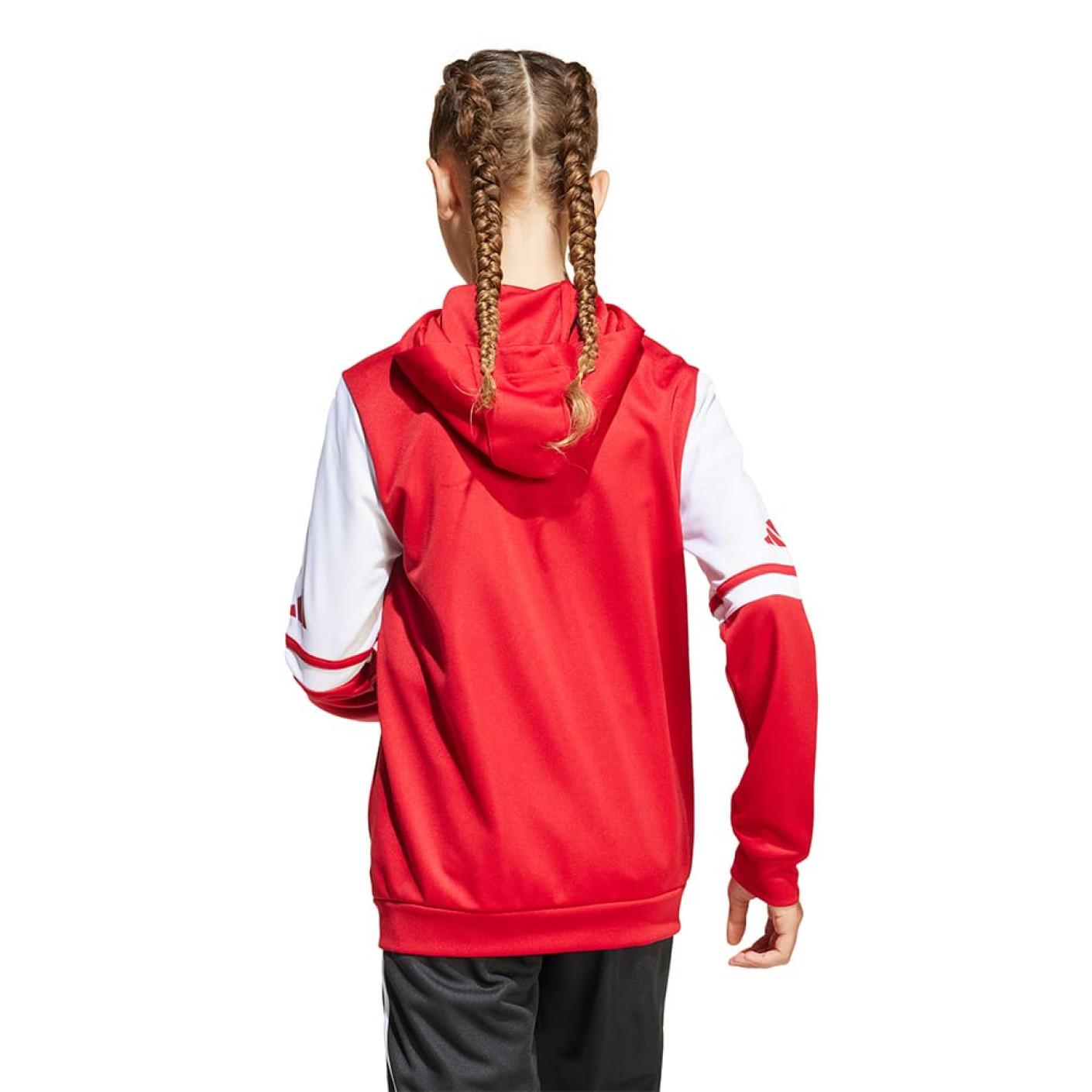 Adidas Squadra 25 Hooded Trainingsjack Kids Rood Wit