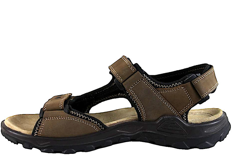 RESERVED SANDAL I BRUNT NUBUCK