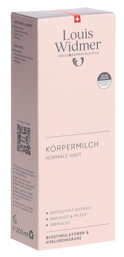 LOUIS WIDMER Körpermilch<br>200 ml, Milch, parfumiert