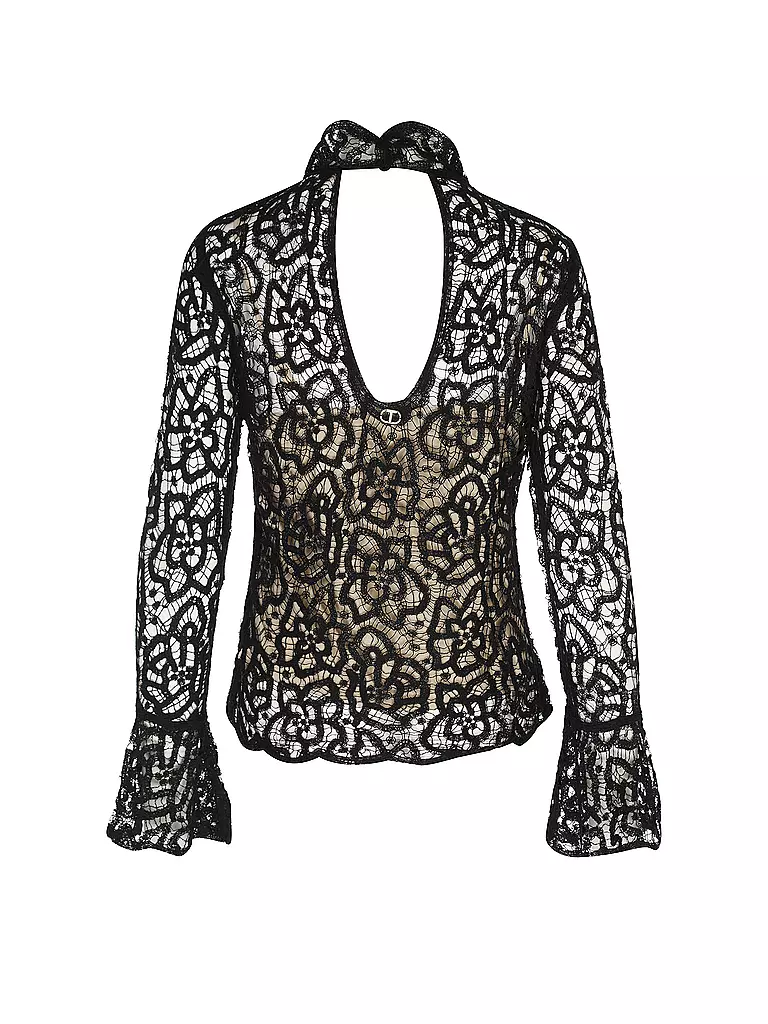 TWINSET Blusenshirt  schwarz