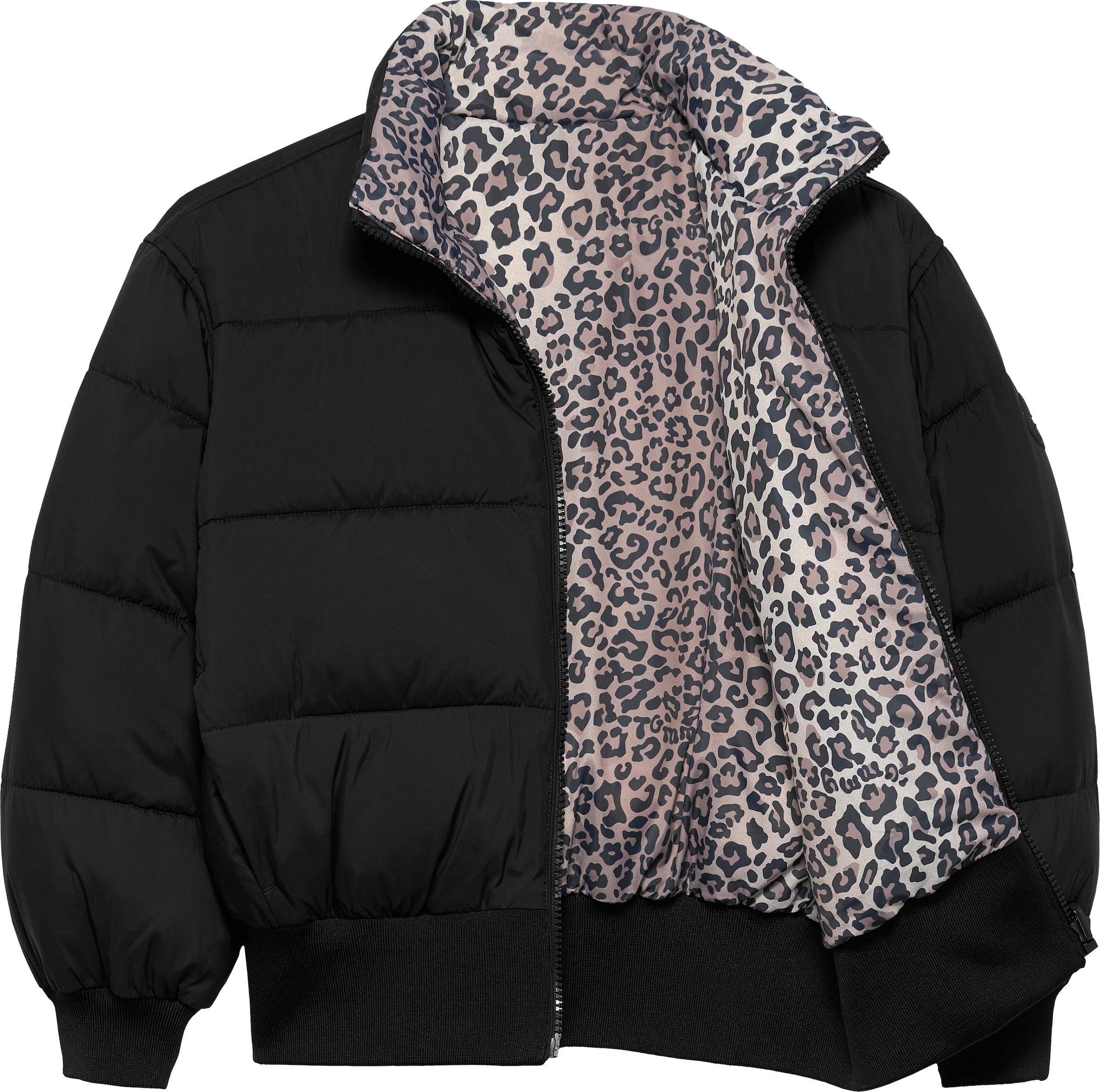 Tommy Hilfiger Wendejacke »REVERSIBLE STRIPE PUFFER BOMBER« ohne Kapuze Kinder bis 16 Jahre
