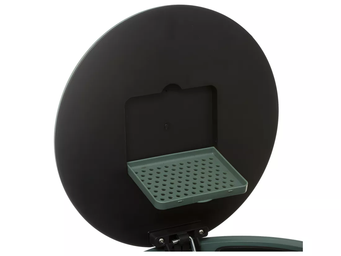 Poubelle ronde 30 Litres en Métal Vert