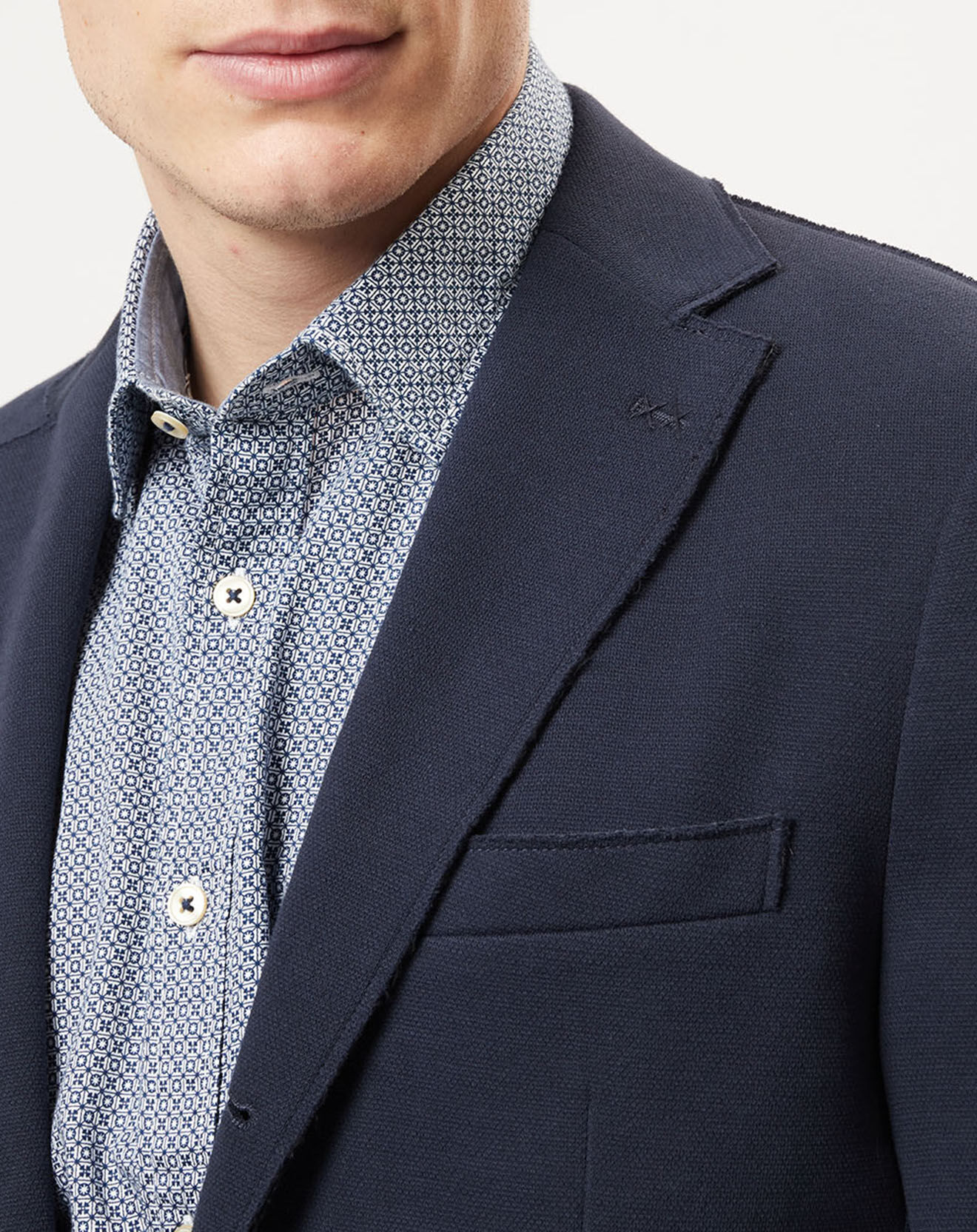 Marc O'Polo Veste en jersey regular fit bleu marine