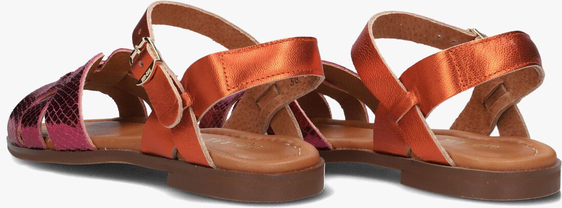 RED-RAG oranje red-rag sandalen 79666