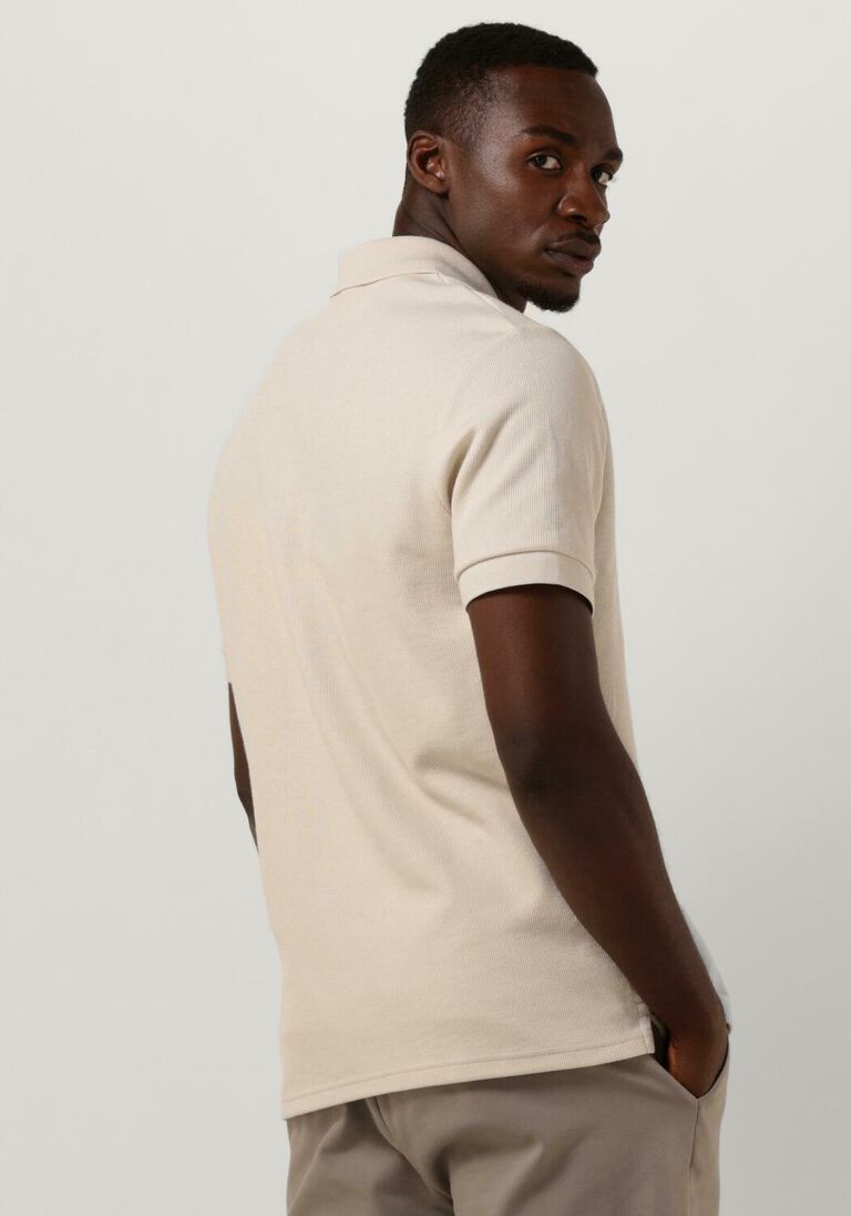 LYLE & SCOTT beige lyle & scott polo cuffed polo