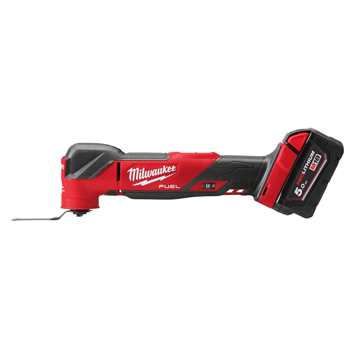 Milwaukee M18 FMT-502X 18V Li-ion Accu multitool set (2x 5.0Ah)   8 delige accessoireset in HD Box