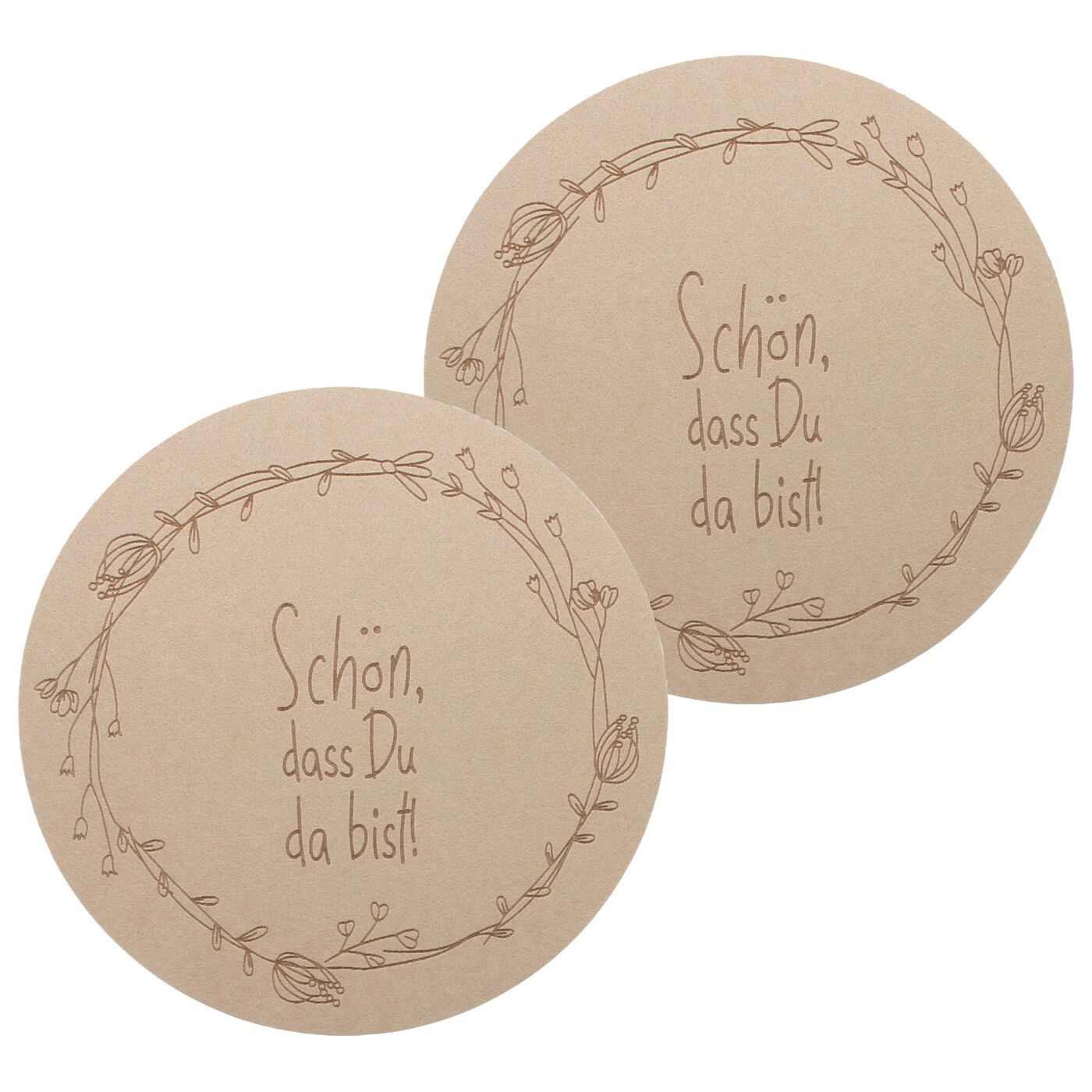 Angela BrudererTischset «Schön dass du da bist»