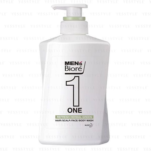 Kao - Biore One Haar-/Hoofdhuid-/Gezichts-/Bodywash voor Heren