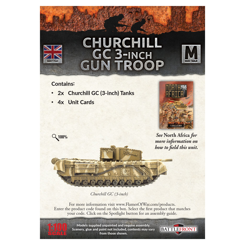 Flames of War - Churchill GC 3-inch Gun Troop