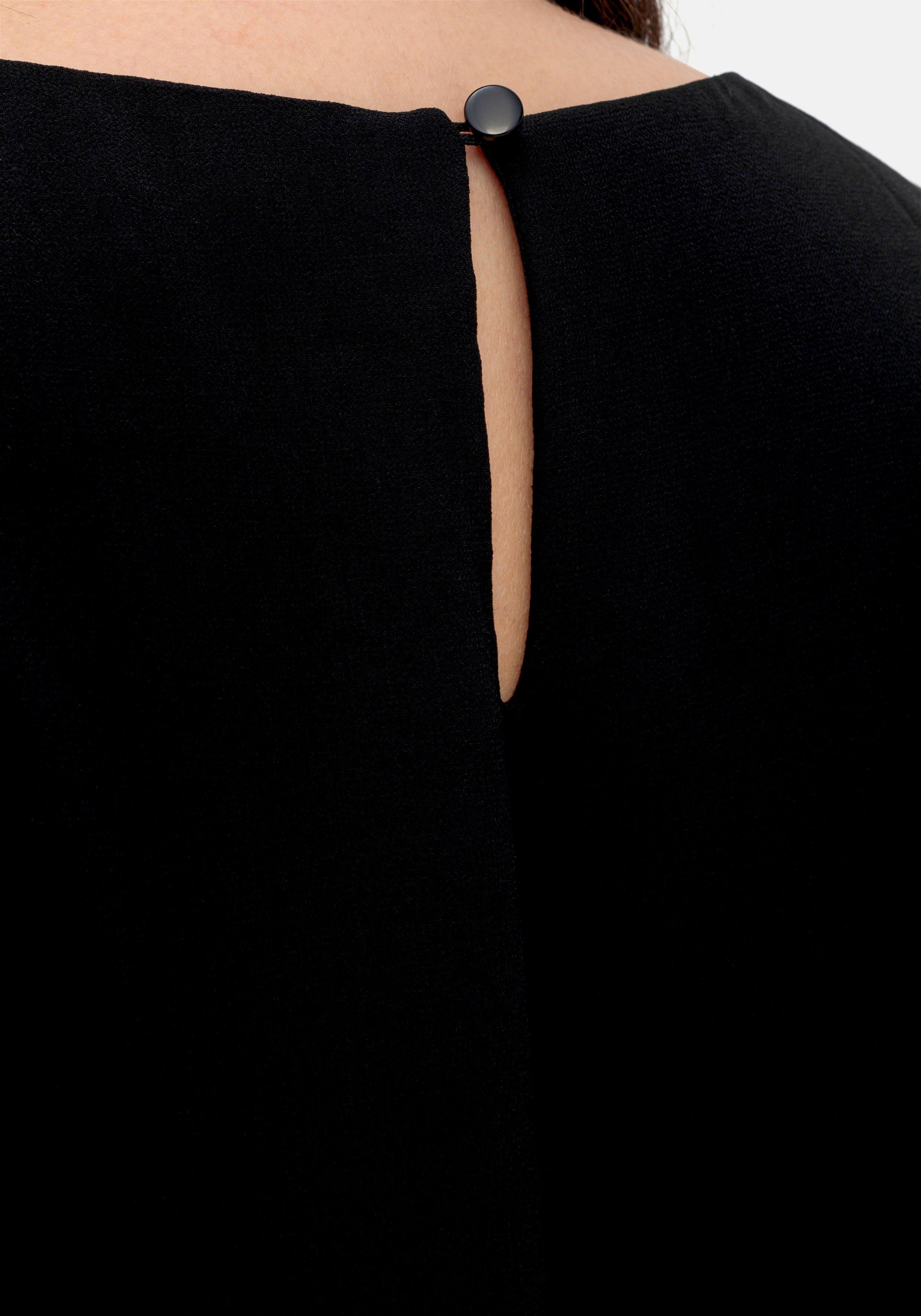 Chiffontunika in Layering-Optik, mit 3/4-Ärmeln