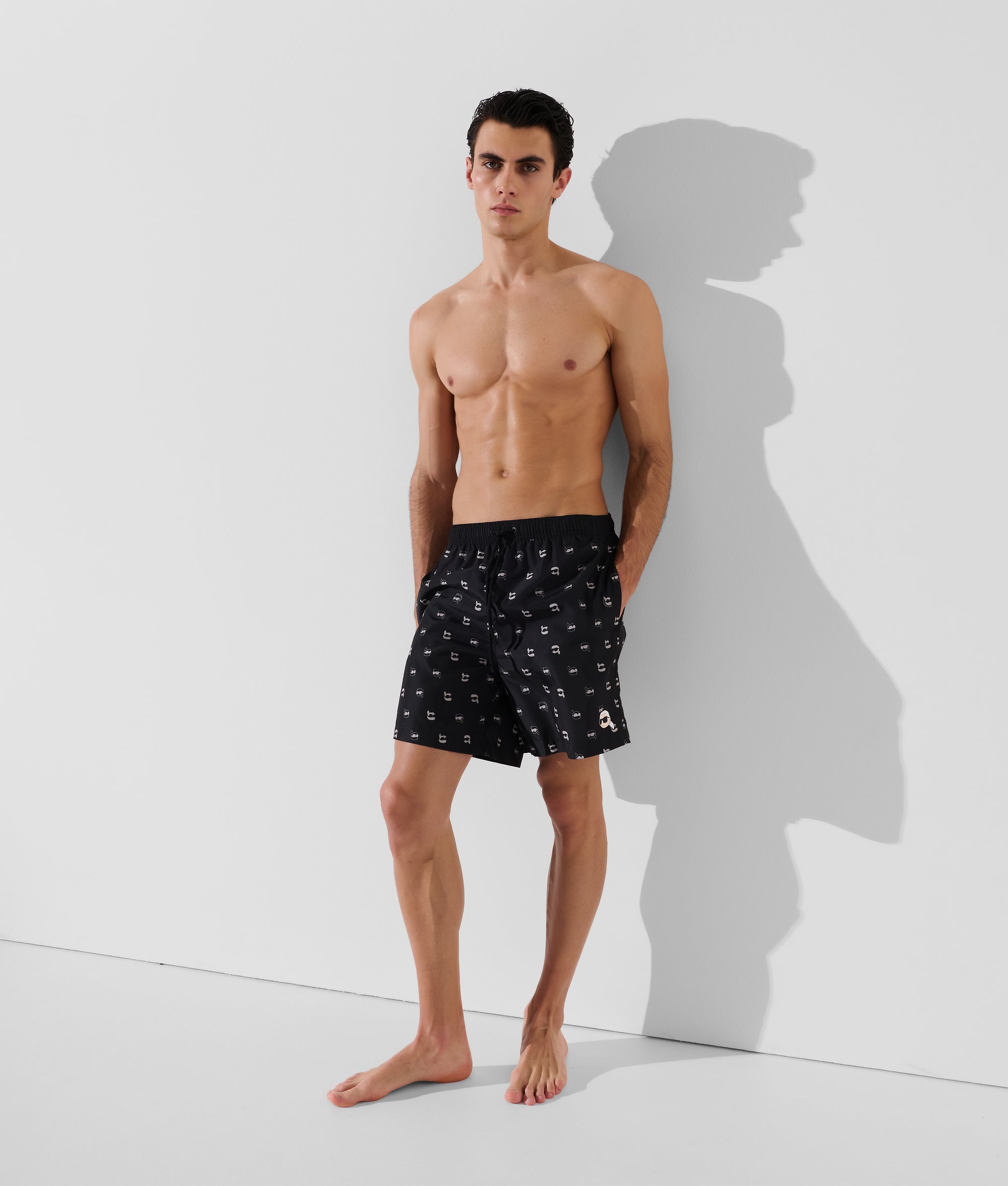 Ikon boardshort met all-over print
