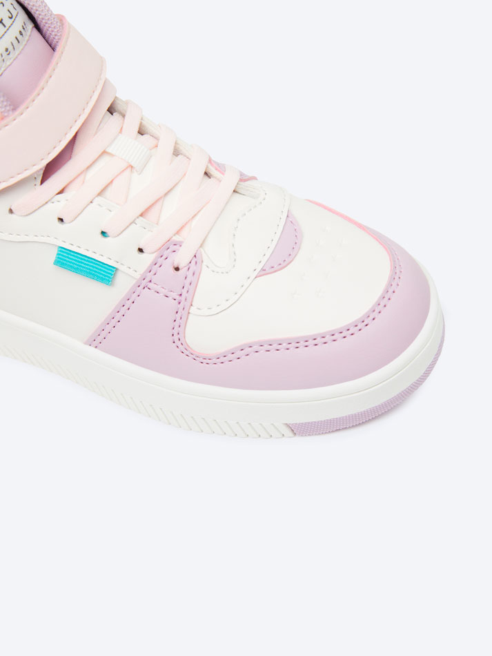 Tênis estilo bota de rua - Branco
