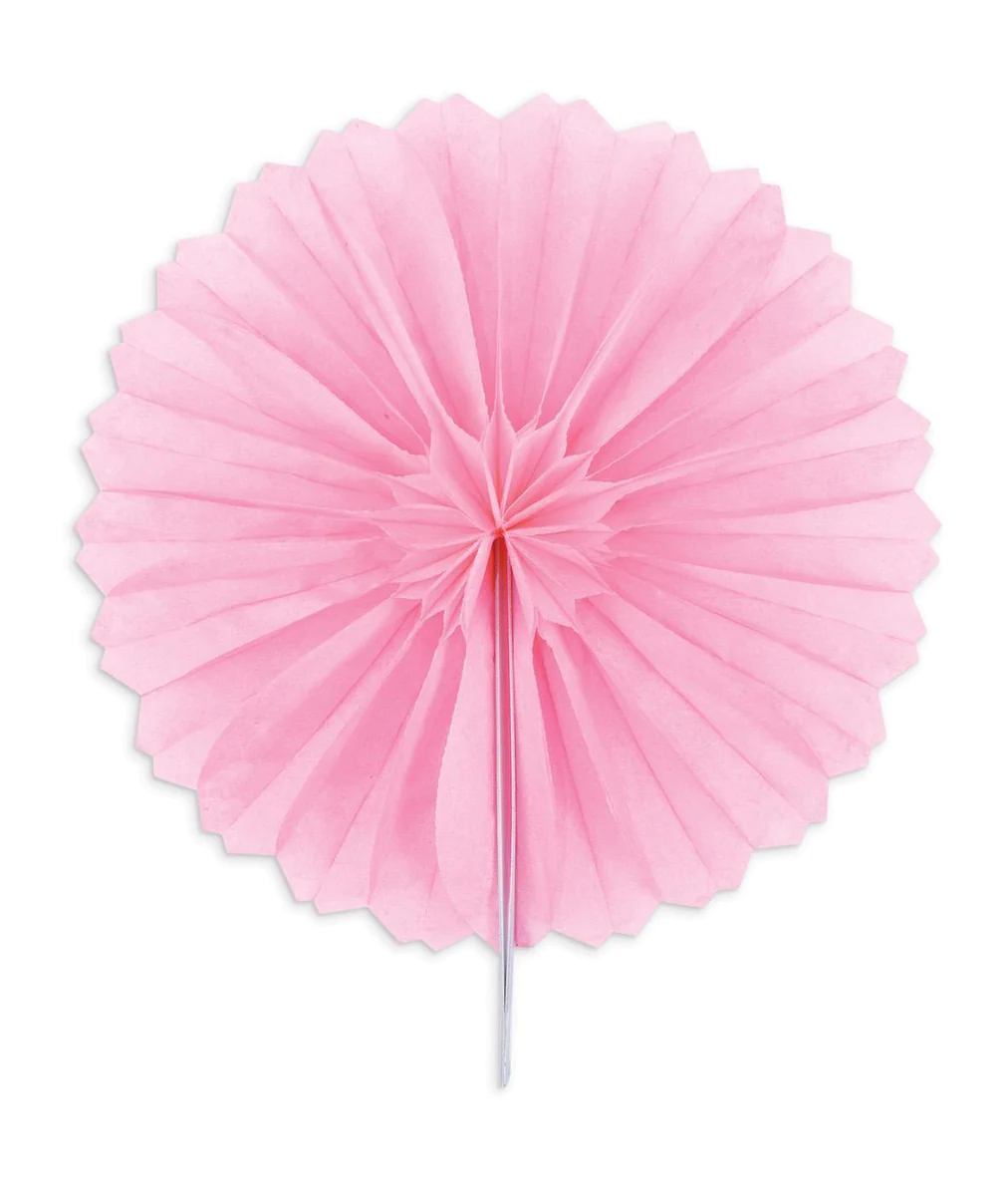 3 Mini-rosaces en papier rose Ø 15 cm Scrapcooking