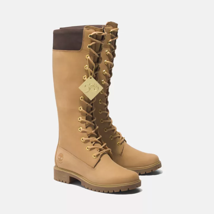 Timberland 50th Edition Butters 14-Inch Boot imperméables pour femme en Golden Butter