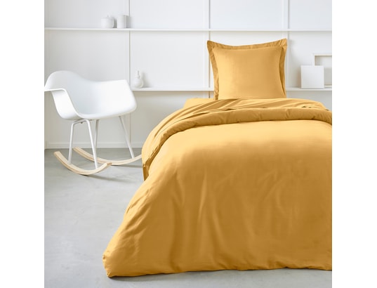 TODAY - Housse de couette Essential 240x260cm ocre coton 57F