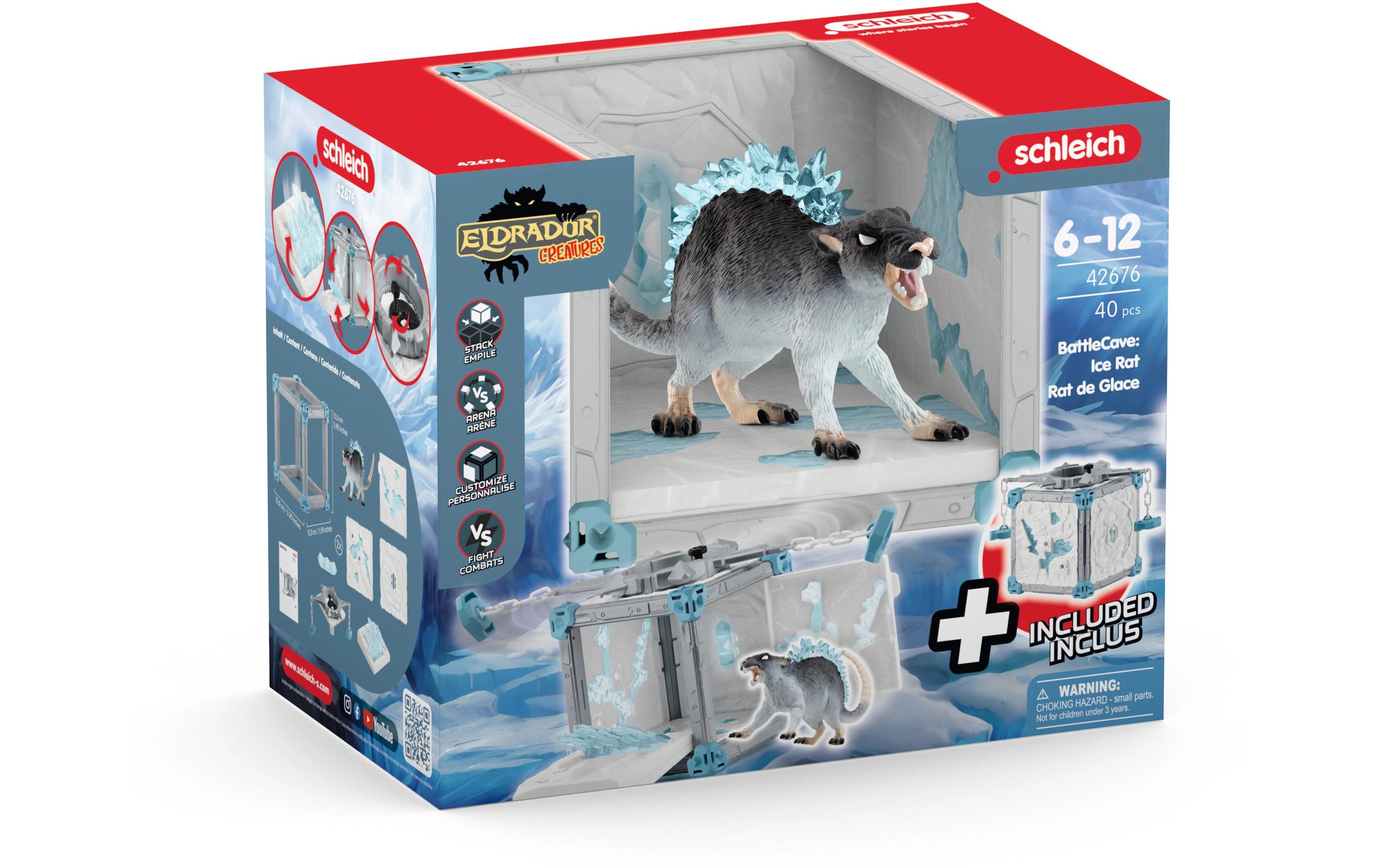 Spielfigurenset BattleCave EisratteDetailreiches Spielset für spannende Abenteuer