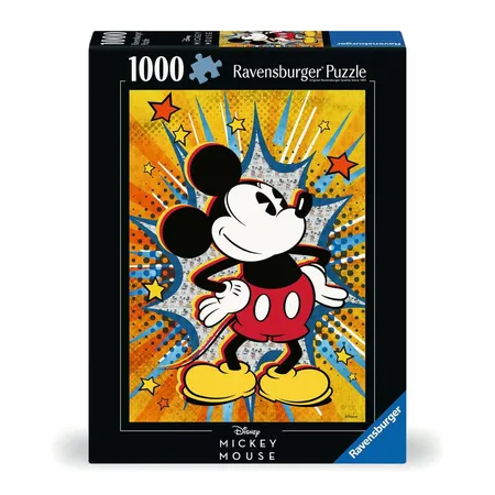 Ravensburger Puzzle - Disney: Retro Mickey, 1000 Teile