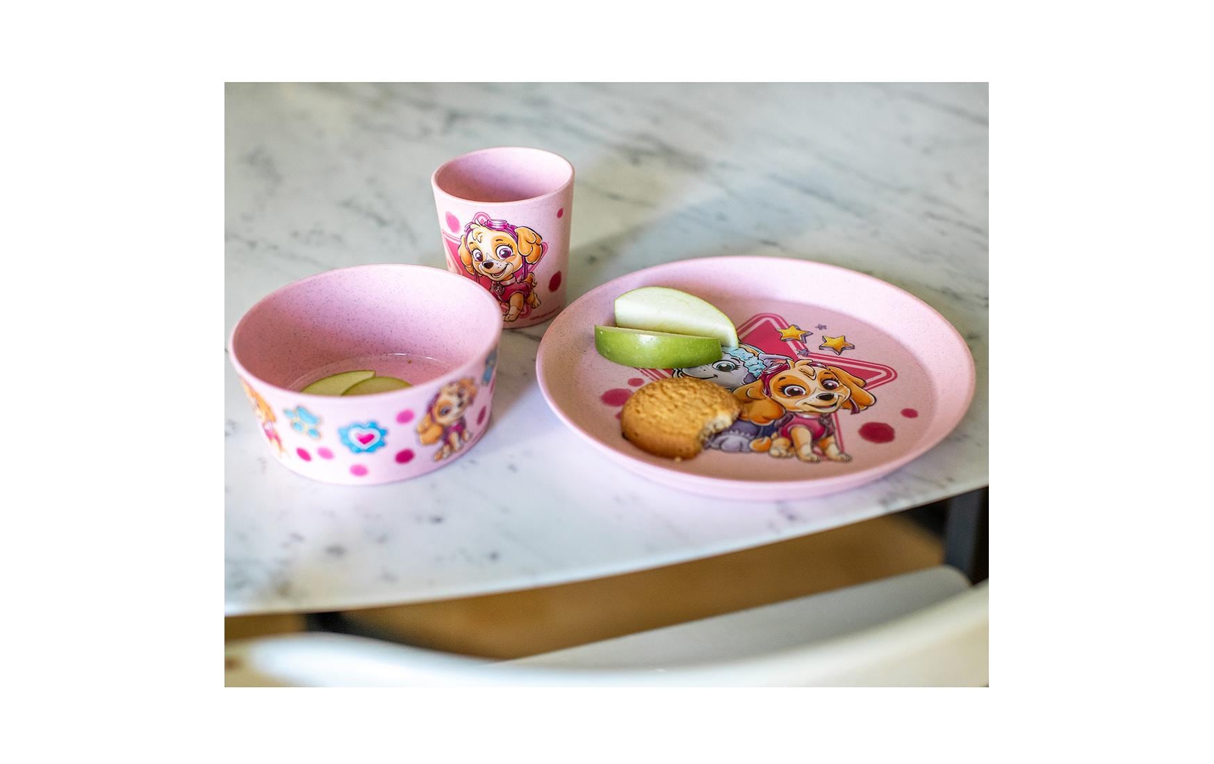 Kindergeschirrset Connect Paw Patrol, 3-teilig, RosaGeschirrset für Kinder