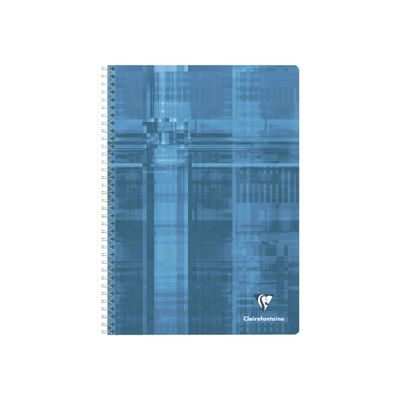 Clairefontaine - Cahier à spirale A4 (21x29,7 cm) - 180 pages - grands carreaux (Seyes) - disponible dans différentes couleurs