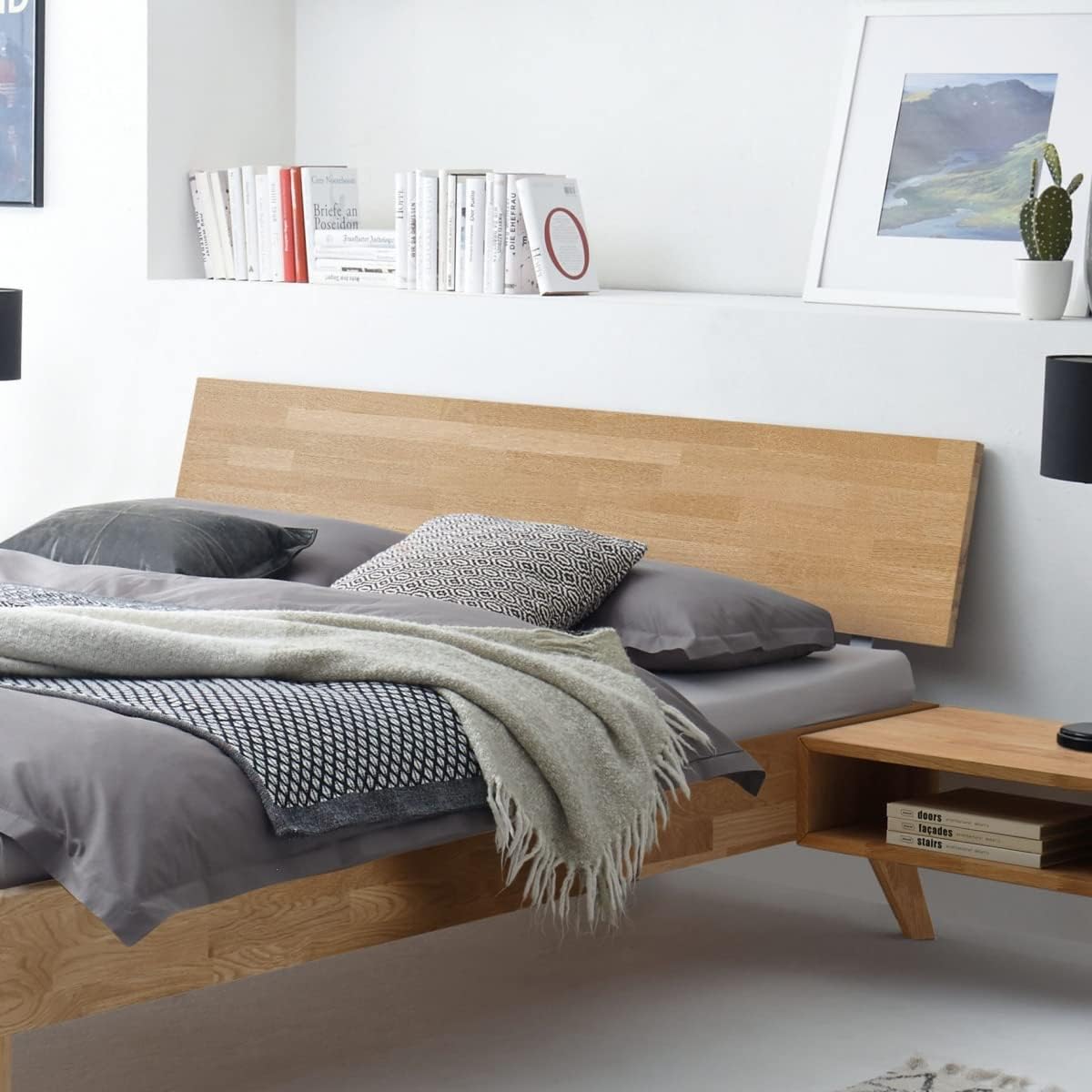 Hasena Trento Bett Ancona 25 Eiche Bianco massiv 180x200