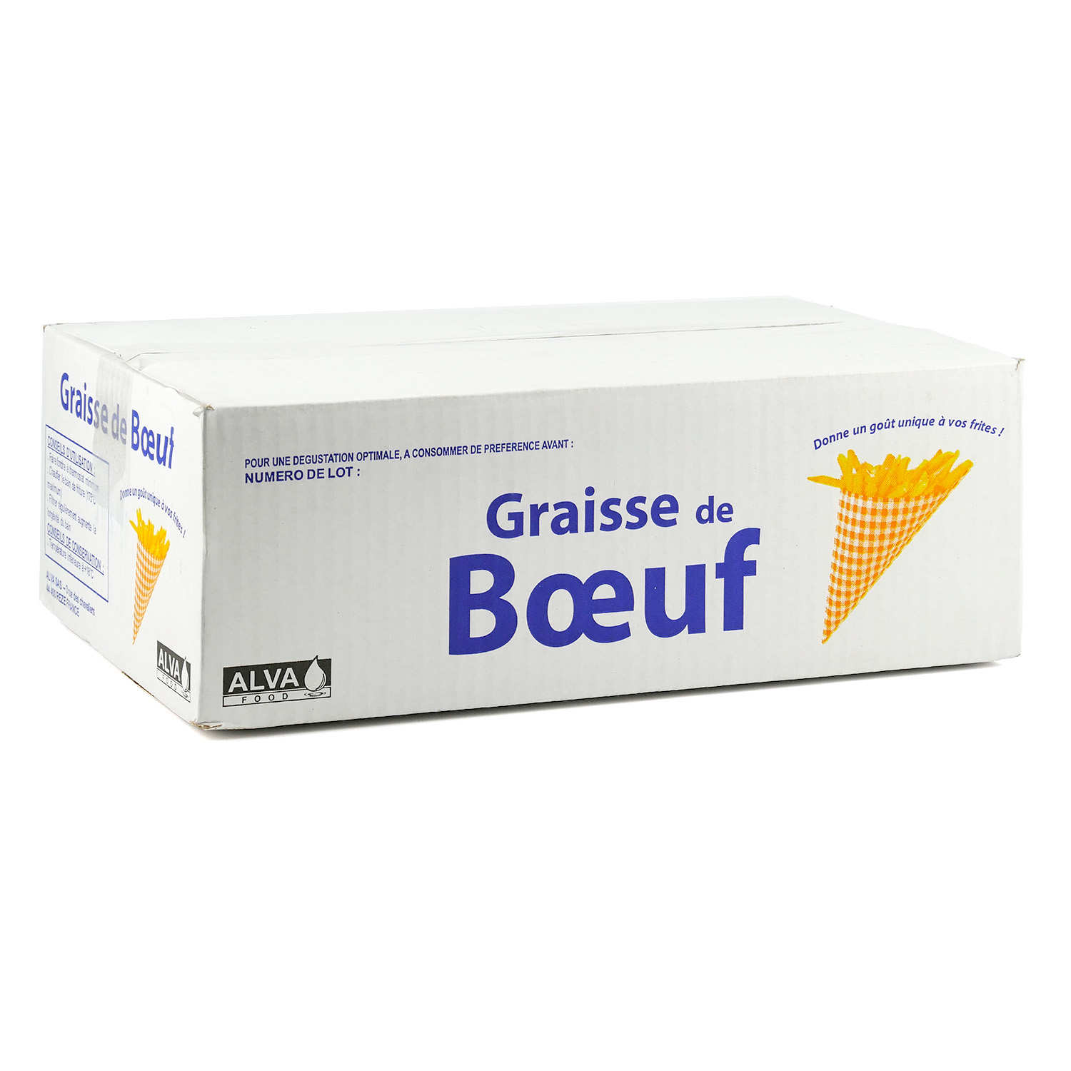 Graisse de boeuf 10kg - Alva Food