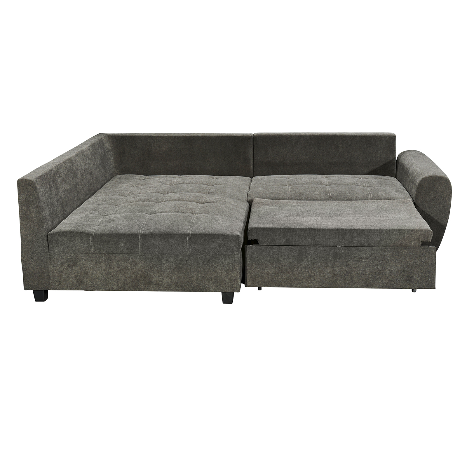 Ecksofa - stone - Liegefunktion - Recamiere links