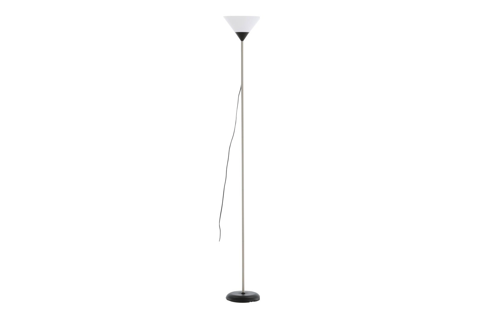 Batang gulvlampe Beige, hvit skjerm
