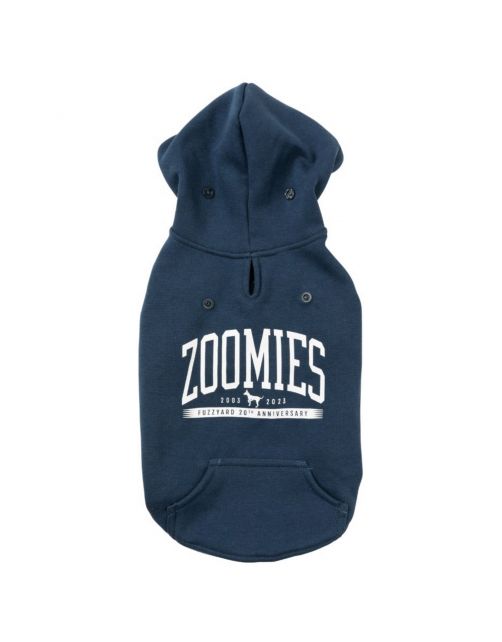 Fuzzyard Zoomies Hoodie Navy - Hondenkleding